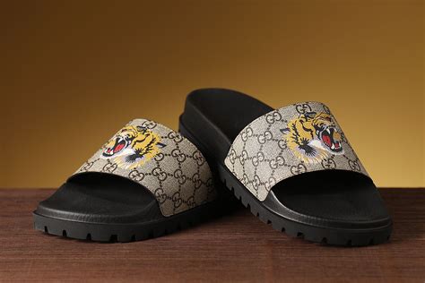 gucci man slippers|men Gucci slippers sale.